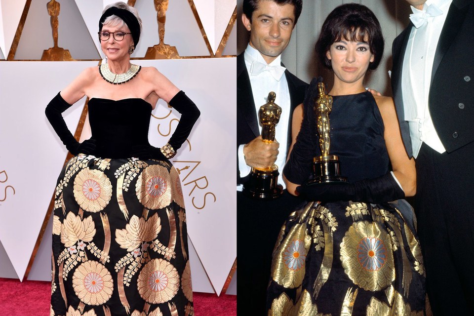 Rita Moreno Obi Oscars Dress West Side Story