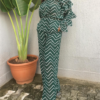 Frill Sleeve Pants Set CP Woman It's Made To Order African Fashion