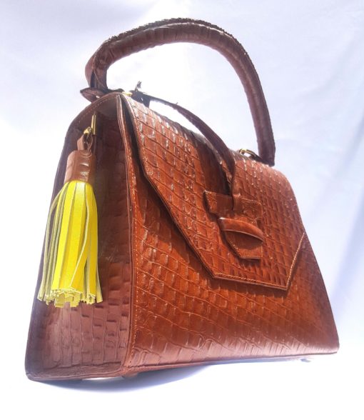 Tafariah Bag Oyeni's Signature Leather Bag It's Made To Order African Fashion