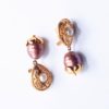 ACORN BROWN PEARL EARRING CHIKABONITA IT'S MADE TO ORDER FASHION AFRICA