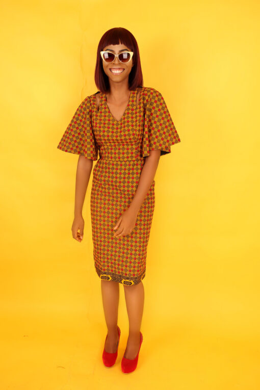 Osas Olumese It's Made To Order Clan Dress African Print Ankara African Fashion MadeInNigeria