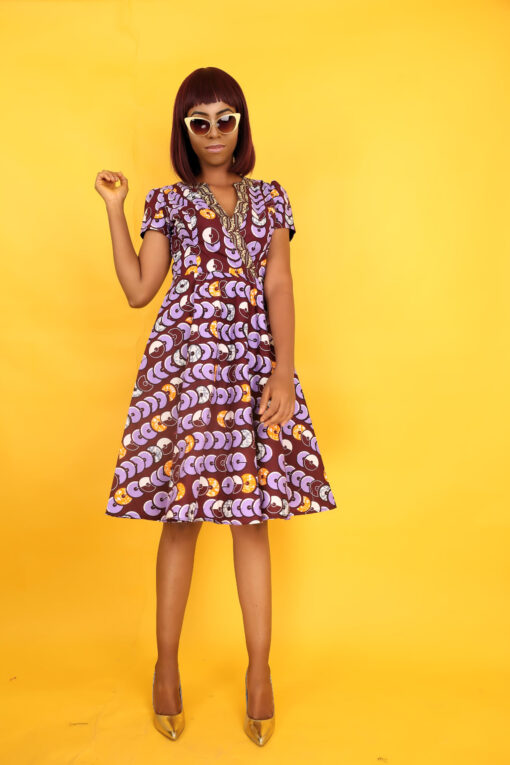 Osas Olumese It's Made To Order Diane Dress African Print Ankara African Fashion MadeInNigeria MadeInKano