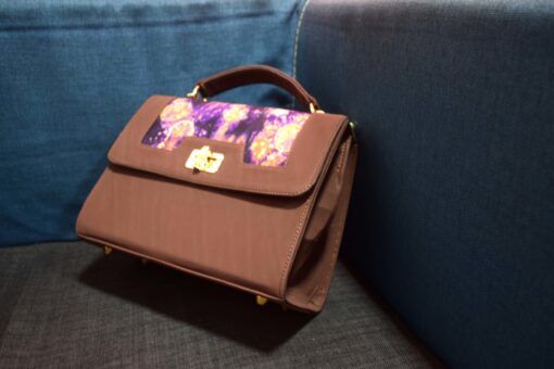 Amanda Bag Oyani Signature Leather Bag It's Made To Order African Fashion Batik