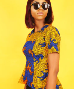 GAMBIA Top Osas Olumese It's Made To Order #CreateWithIMO Ankara Print African Fashion