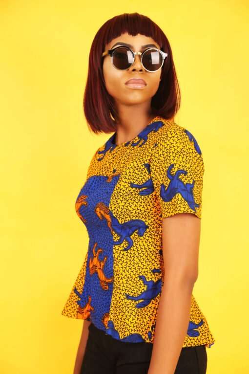 GAMBIA Top Osas Olumese It's Made To Order #CreateWithIMO Ankara Print African Fashion