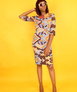 Osas Olumese It's Made To Order Lisa Dress African Print Ankara African Fashion MadeInNigeria