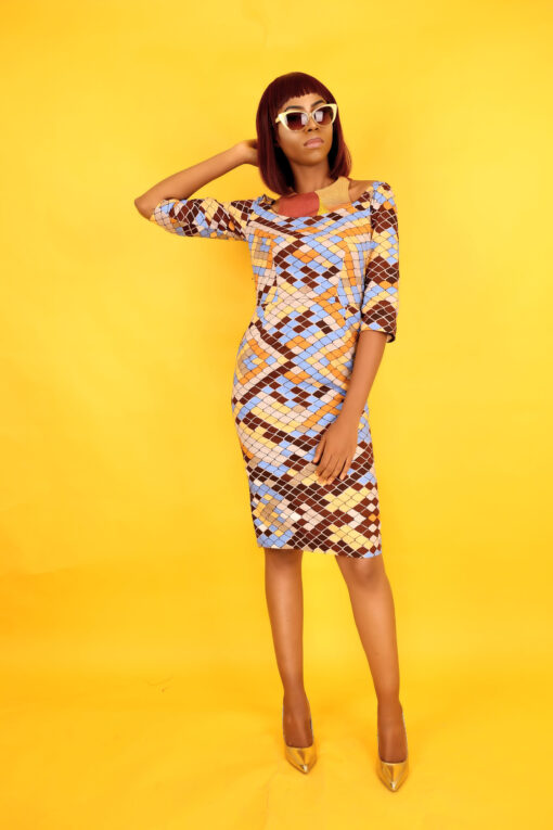Osas Olumese It's Made To Order Lisa Dress African Print Ankara African Fashion MadeInNigeria