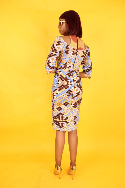 Osas Olumese It's Made To Order Lisa Dress African Print Ankara African Fashion MadeInNigeria