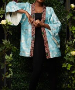 Sofia Kimono Ankara Brocade by MOD Ghana African fashion
