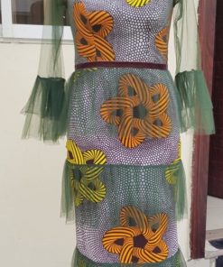Embellished 3-in-1 dress eta e orante it's made to order African fashion print style