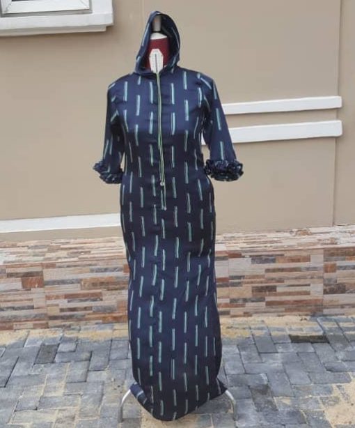 Tunic with hood eta e orante it's made to order african fashion styles prints