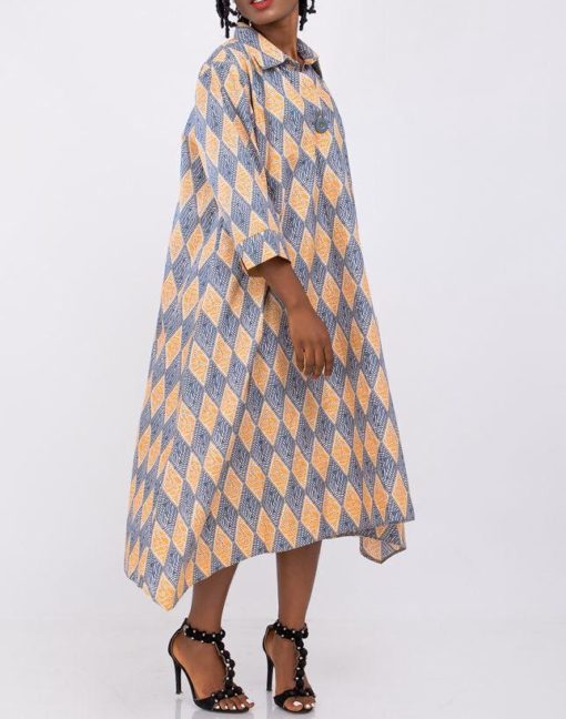 shift shirt dress ankara print eta e orante it's made to order african fashion style
