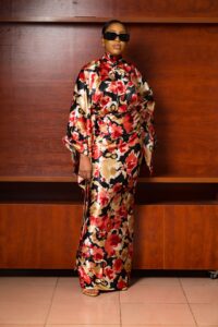 Titi Belo Maxi Kimono Inspired Dress Ir's Made To Order Made In Africa Made In Nigeria African Fashion