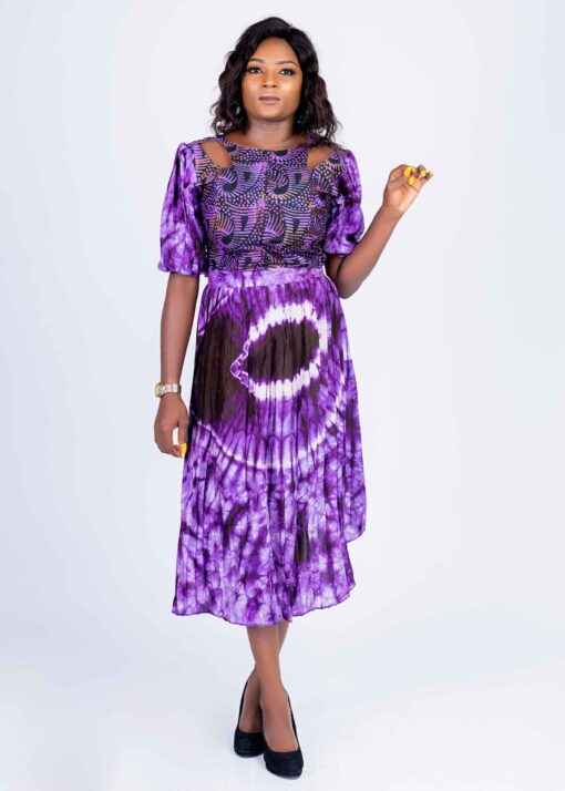 Adire Lamba Semi Wrap Set It's Made To Order African Fashion Style