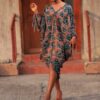TITI BELO Pleated Peacock Dress for It's Made To Order Custom-made African Print