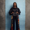 NUTI SIlk Blouse and NUNA Silk Pantsby MOD Ghana for It's Made To Order