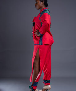 Christine Cut Out Pants by Caroline 1942 for It's Made To Order custom-made African fashion from African designers