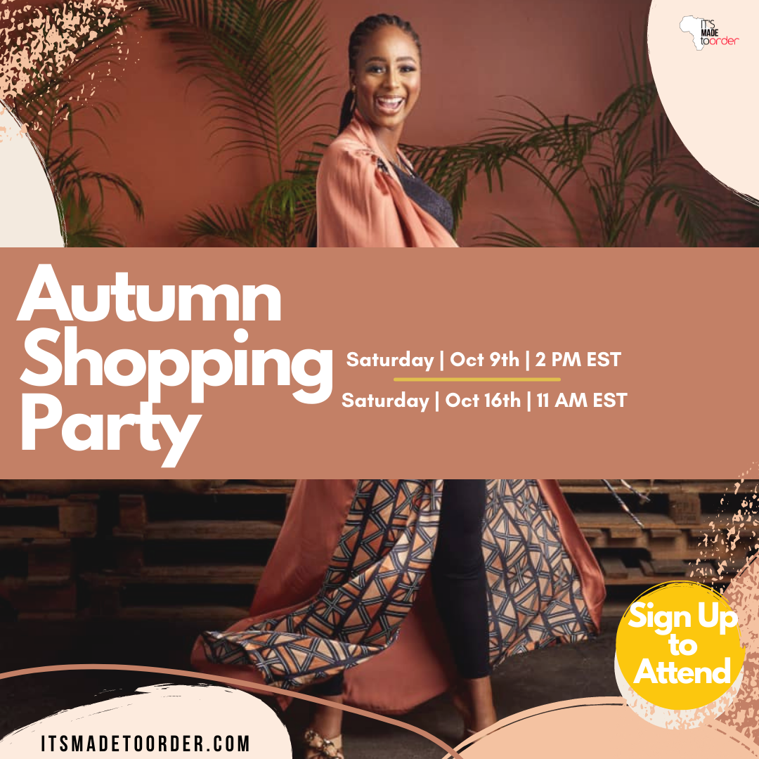 It's Made To Order African Fashion Slow Fashion Made To Order Made To Measure Autumn Shopping Party